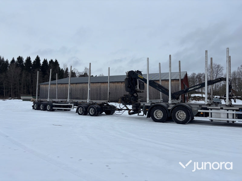 Timmerbil + Släp - Scania, R650B6X4NB