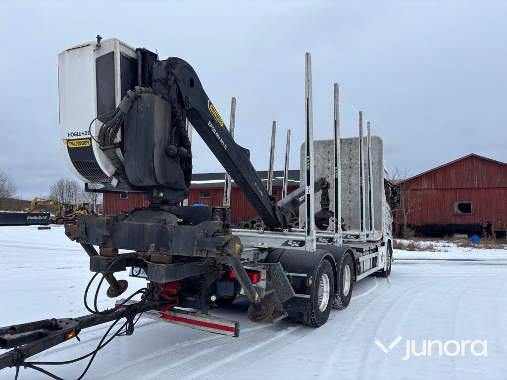 Timmerbil + Släp - Scania, R650B6X4NB