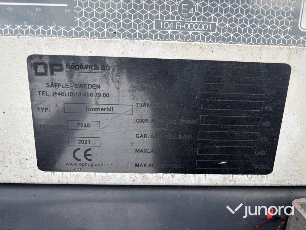 Timmerbil + Släp - Scania, R650B6X4NB