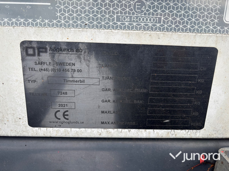 Timmerbil + Släp - Scania, R650B6X4NB