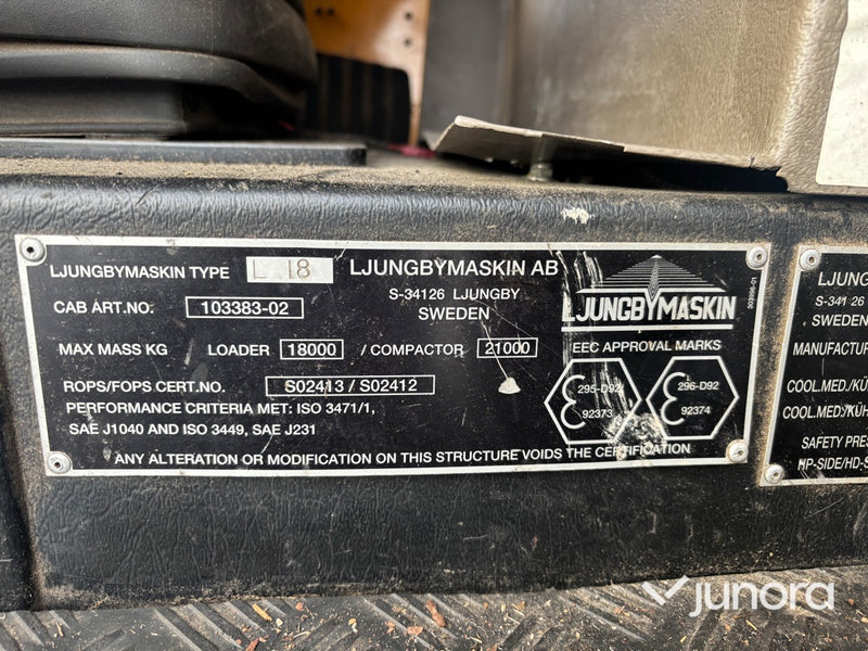 Hjullastare - Ljungby Maskin L18
