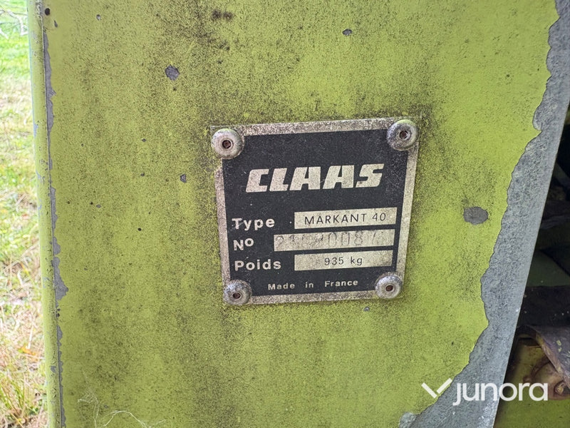 Hårdpress - Claas Markant 40