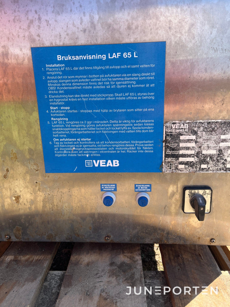 Stallavfuktare VEAB LAF 65 L