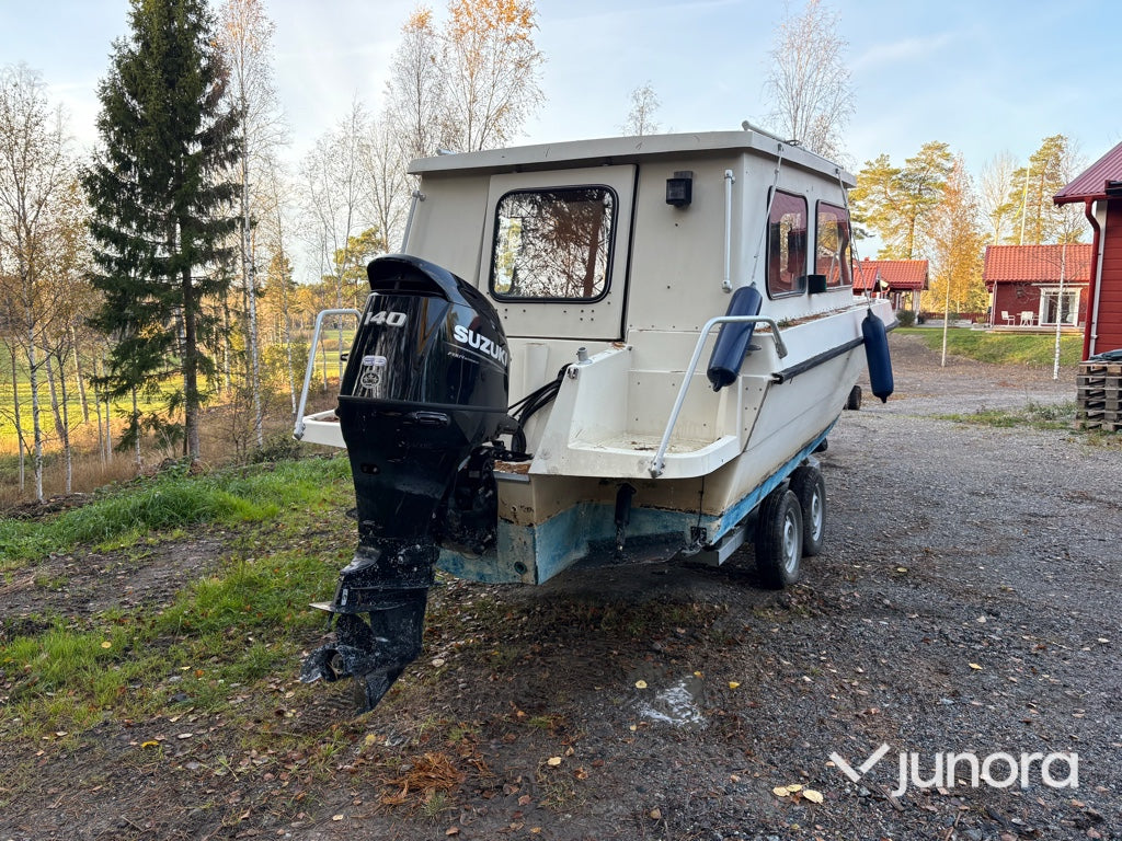 Båt, Trailer & Båtmotor - Örnvik 670, Suzuki DF140A