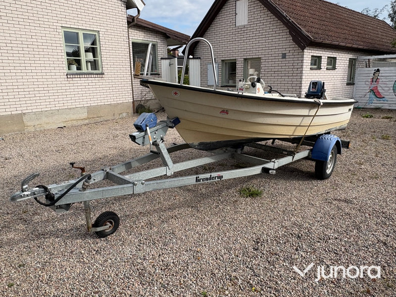 Båt + Trailer - Crescent 415d, Brenderup, 80km