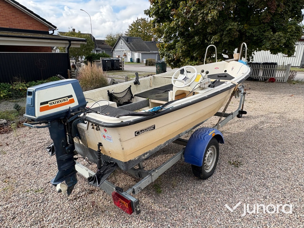 Båt + Trailer - Crescent 415d, Brenderup, 80km