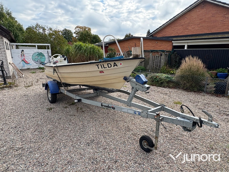 Båt + Trailer - Crescent 415d, Brenderup, 80km