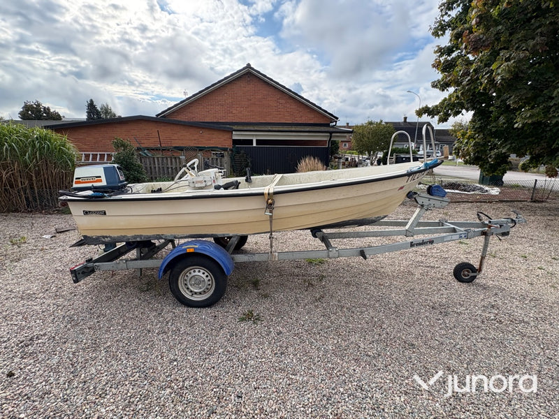 Båt + Trailer - Crescent 415d, Brenderup, 80km