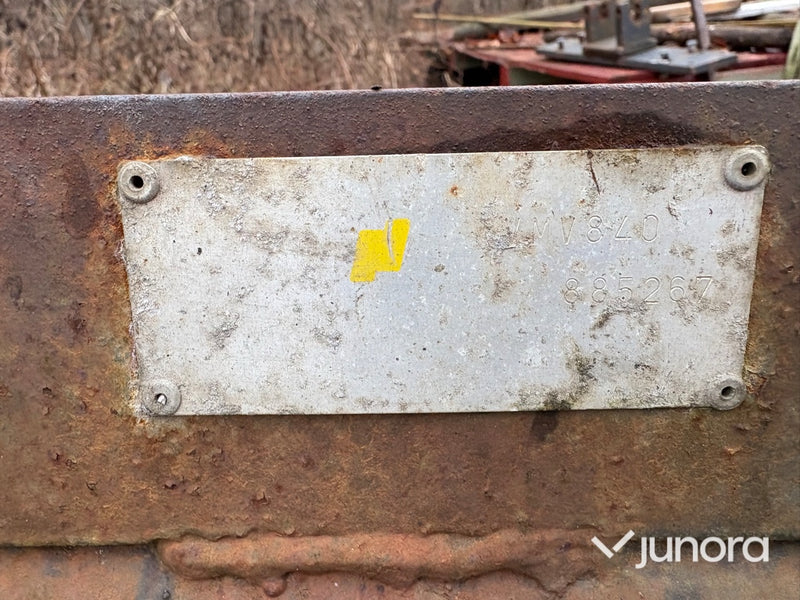 Snöplog - Vreten, med bom