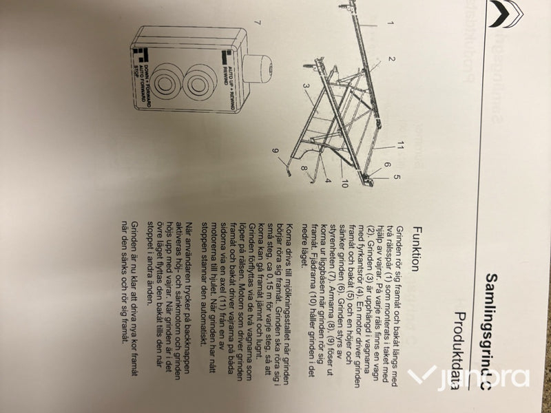 Påfösargrind - De Laval, CowMover C, Komplett