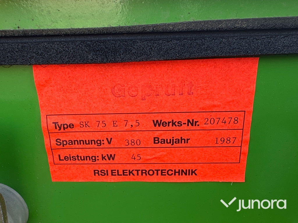 Kompressor- Isartaler, SK 75 E 7.5, 45kW