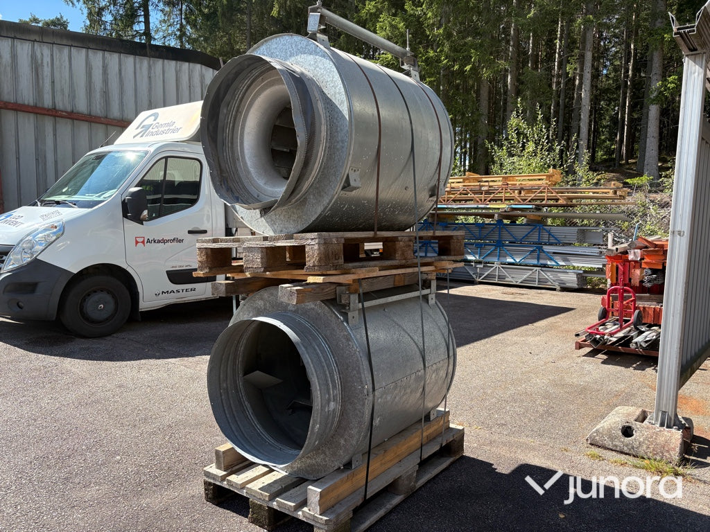 Kanalfläktar 2 st Industrifilter FBKA