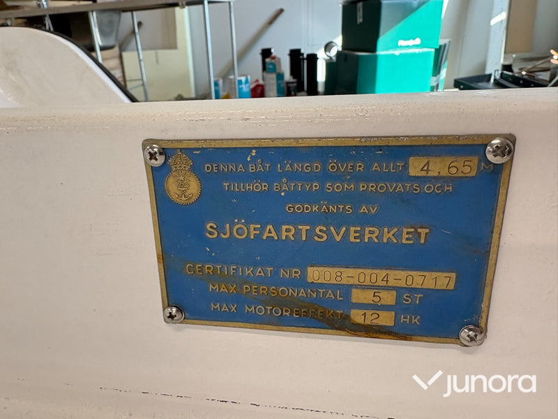 Båt - Uttern 4,65m