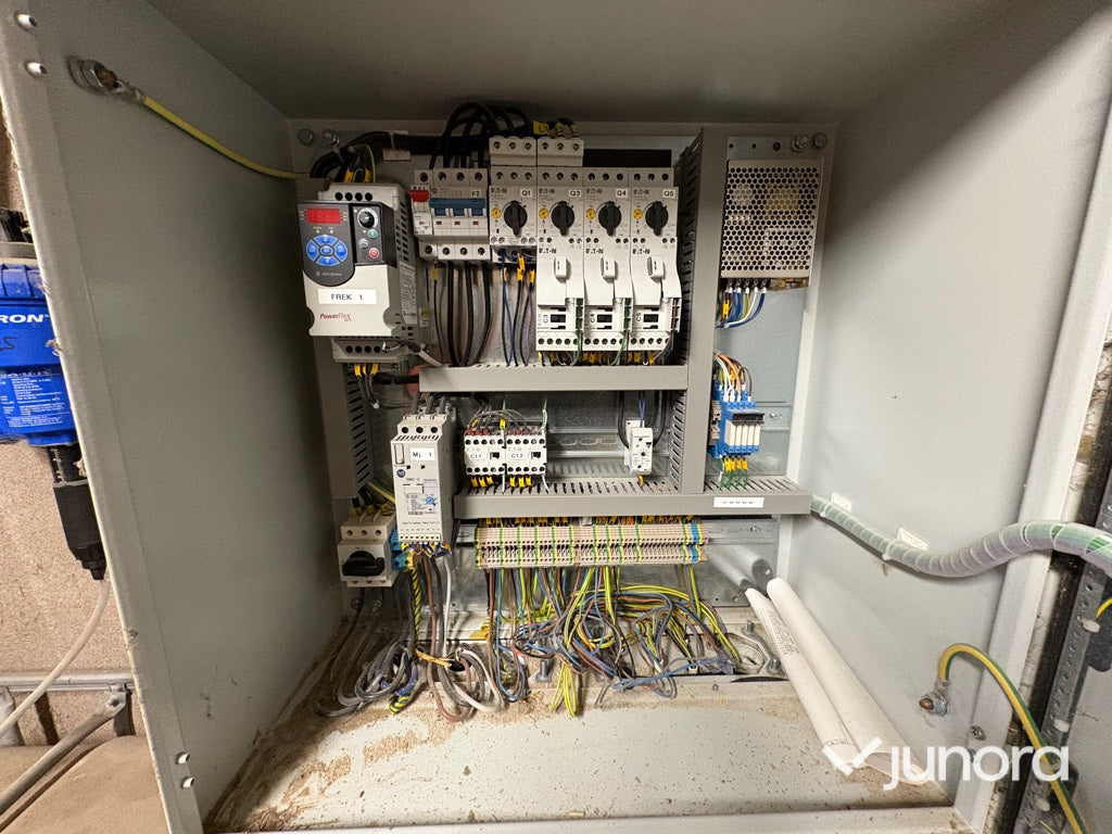 U-skruv - med dysfilter, skivkvarn SK1500, Aveko styrskåp