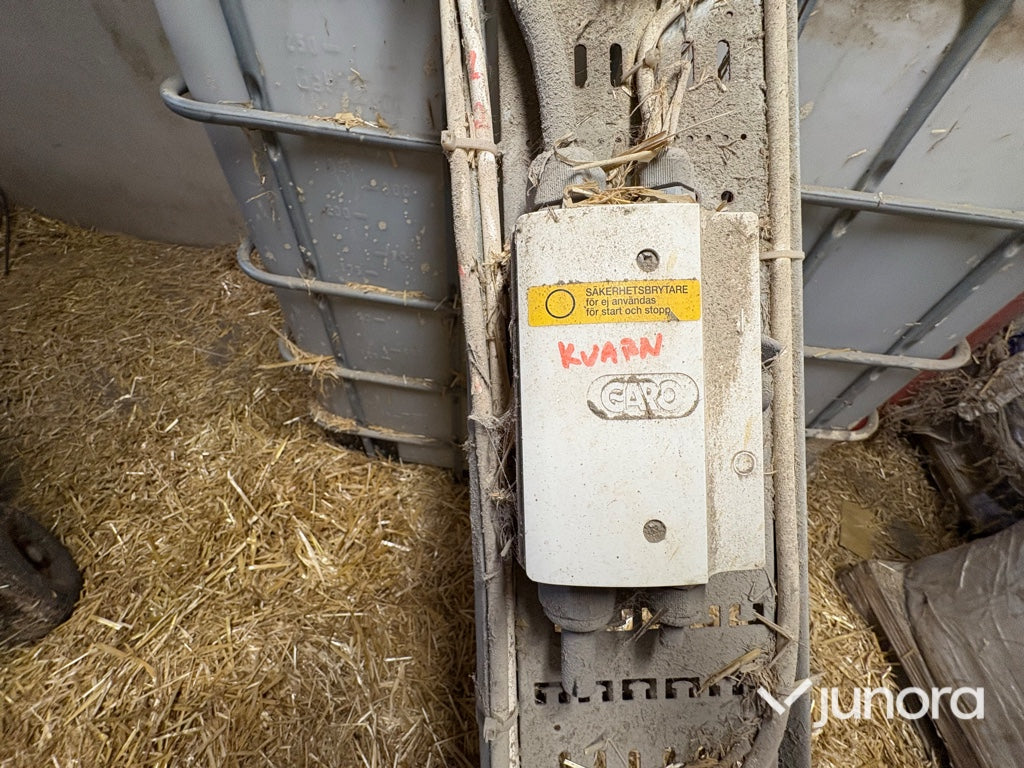 U-skruv - med dysfilter, skivkvarn SK1500, Aveko styrskåp