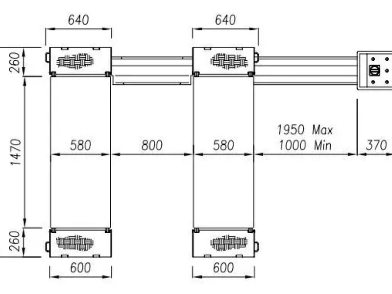 Fordonslyft / Saxlyft - Werther, Stratos SRE, 3500kg