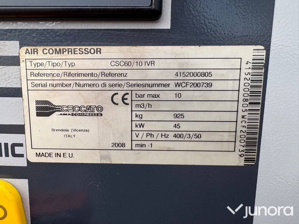 Kompressor - Ceccato, SCS 60 IRV