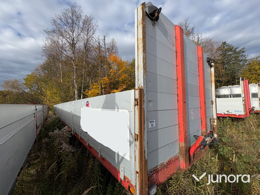 Flaktrailer - Kaupe, 12.4m, 2003