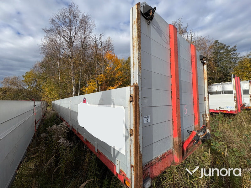 Flaktrailer - Kaupe, 12.4m, 2003