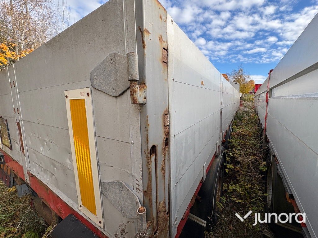 Flaktrailer - Kaupe, 12.4m, 2003