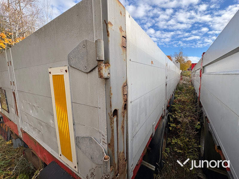 Flaktrailer - Kaupe, 12.4m, 2003