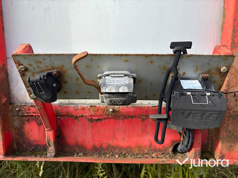 Flaktrailer - Kaupe, 12.4m, 2003