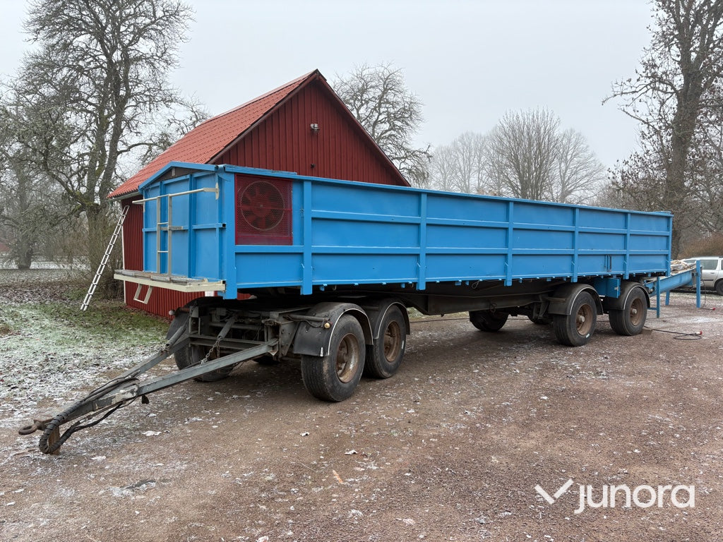 Torkvagn/Spannmålsvagn med tipp - 25 kubik