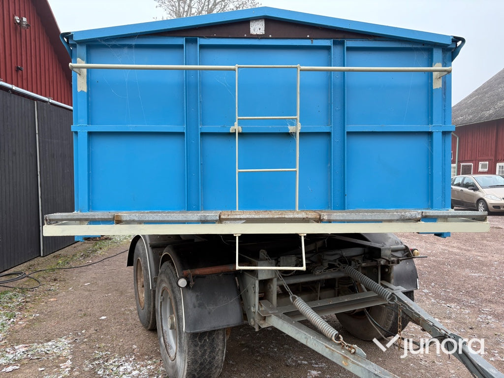 Torkvagn/Spannmålsvagn med tipp - 25 kubik