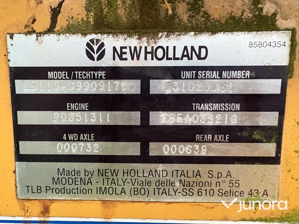 Grävlastare – New Holland LB115, 4WD