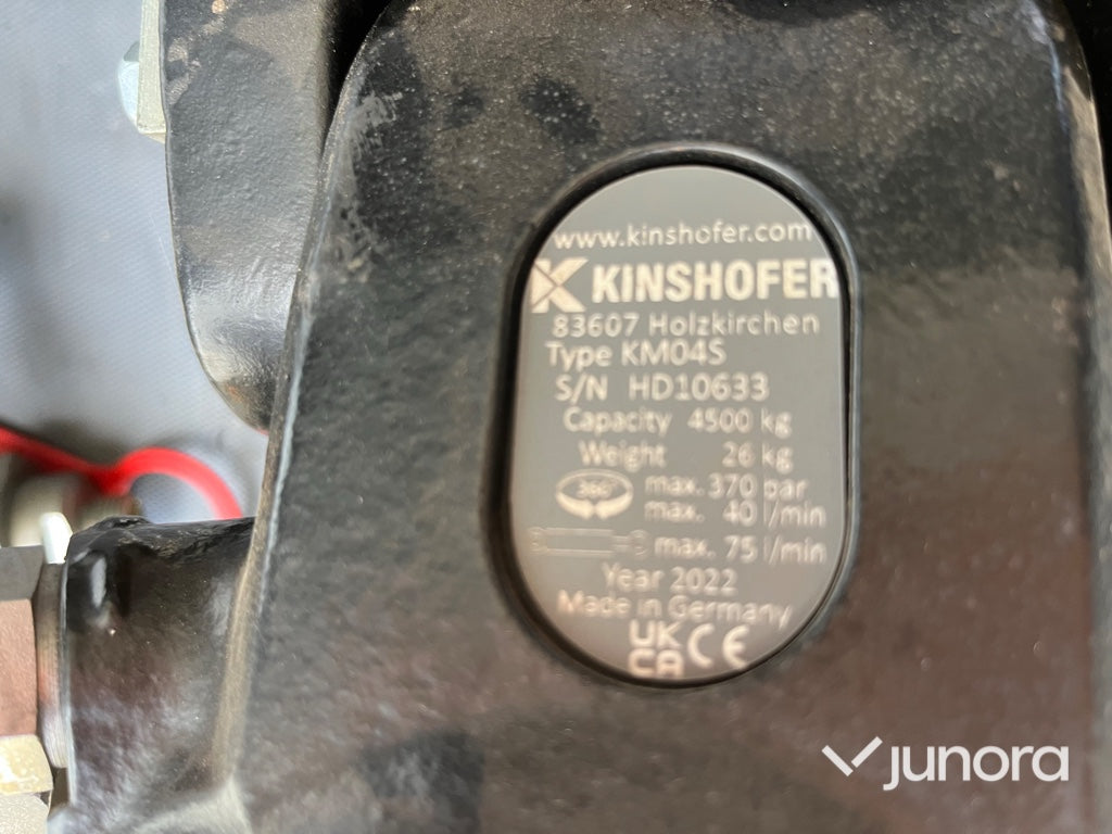 Hydraulisk rotator, Snabbfäste, Krok - Kinshofer, KM04S