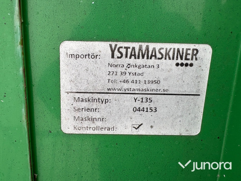 Slaghack Ystadmaskiner Y-135