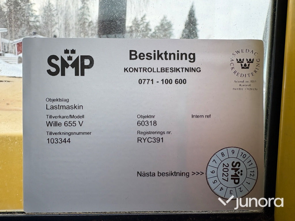 Hjullastare - Wille 655 V