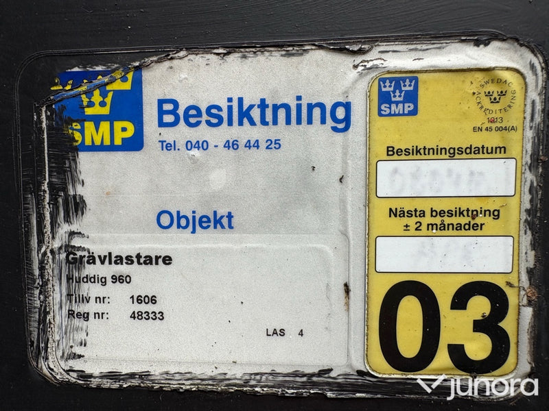 Traktorgrävare - Huddig 960