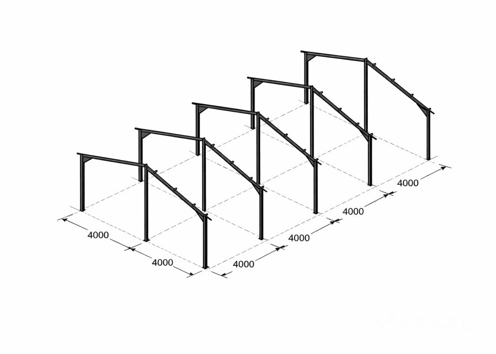 Hallstomme - 200m²