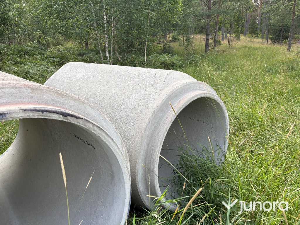Cementrör med fot - 1 m, 5 st
