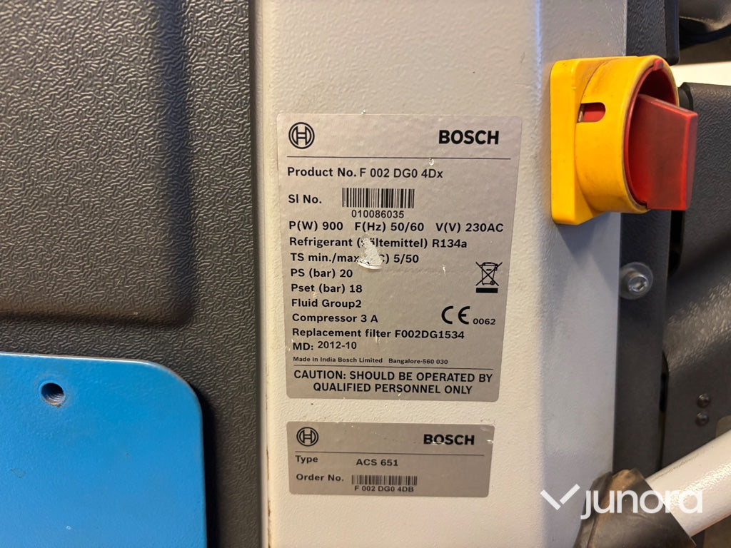 AC-servicestation - Beissbarth, A/Ccellen ce 2800 / Bosch ACS 651