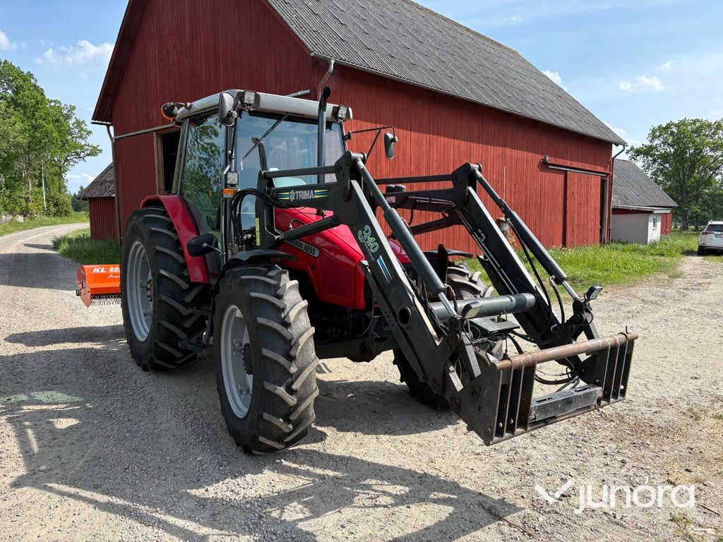 Traktor med lastare - Massey Ferguson, 4255-4