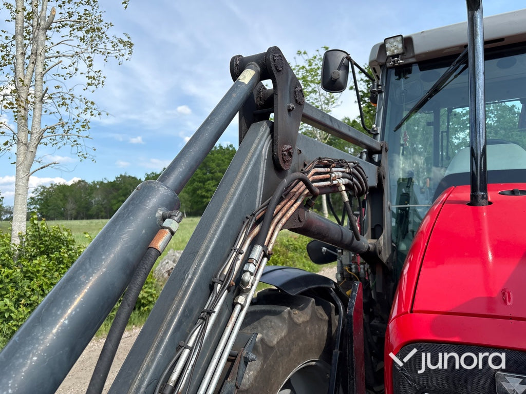 Traktor med lastare - Massey Ferguson, 4255-4