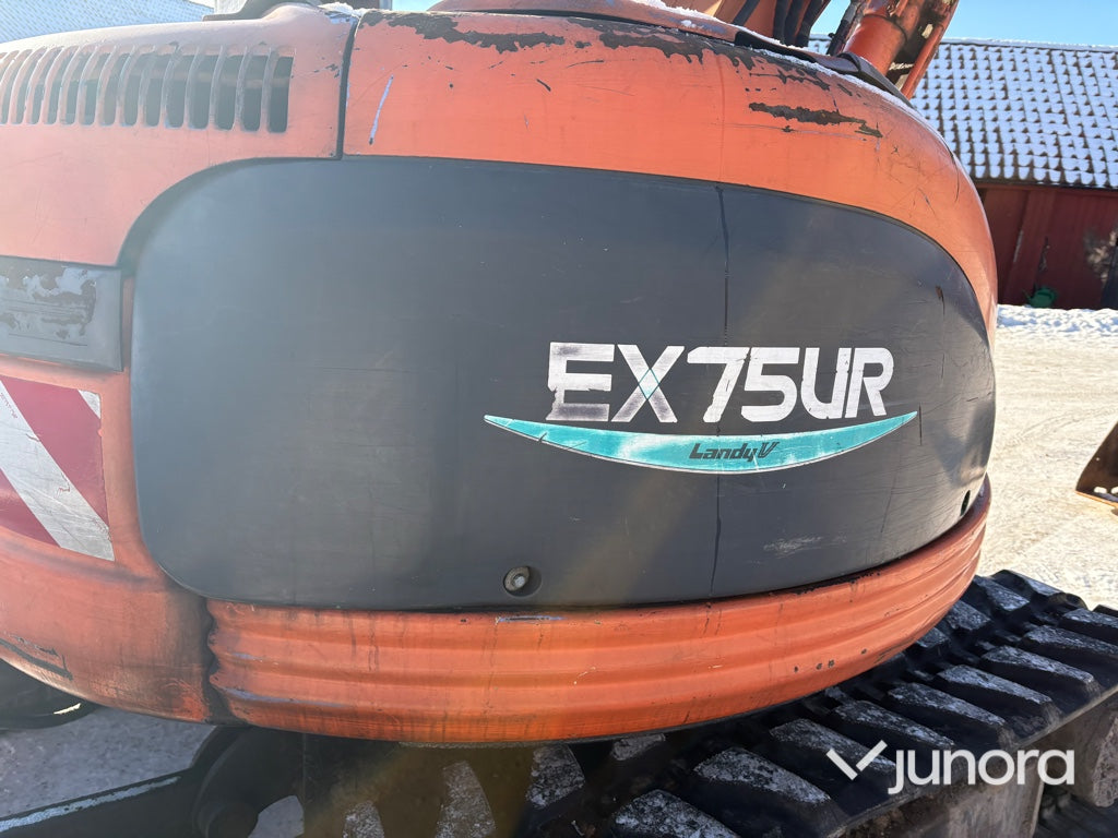 Grävmaskin - Hitachi, EX 75UR