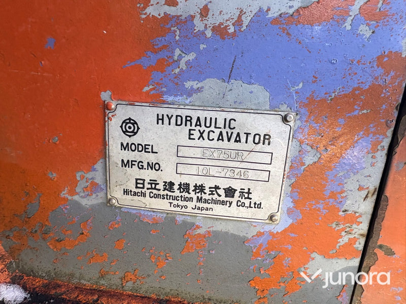 Grävmaskin - Hitachi, EX 75UR