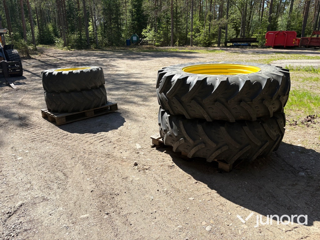 Traktorhjul - Komplett uppsättning
