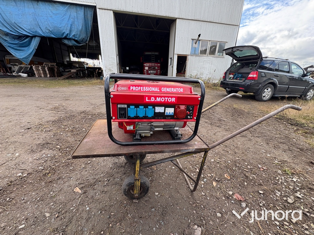 Elverk - Bensindrivet, 6,5 kW