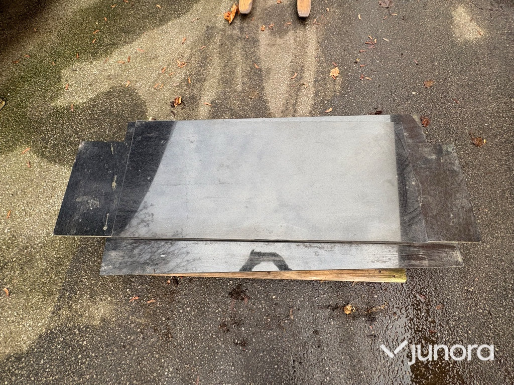 Marmorskivor - Svart, 3 st, Tjocklek 4 cm