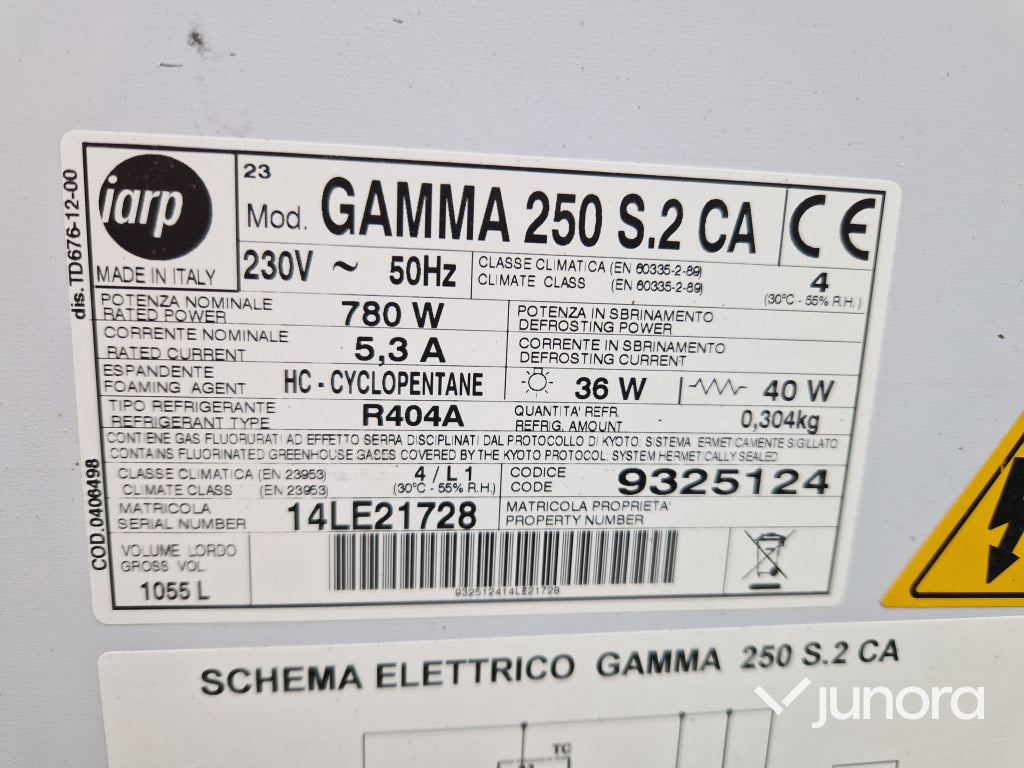 Frysgondol - IARP, Gamma 250 S.2 CA