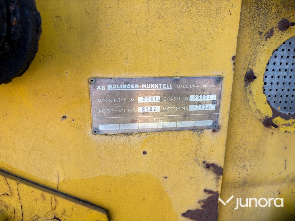 Hjullastare - Bolinder-Munktell, LM 218