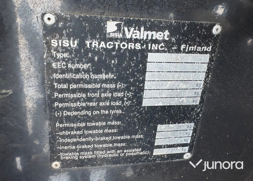 Traktor - Valmet 365-4, med lastare