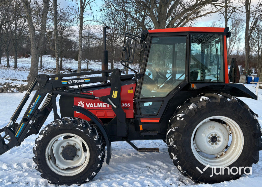 Traktor - Valmet 365-4, med lastare