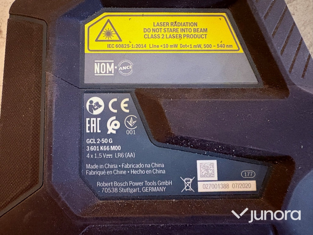 Krysslaser + Stativ - Bosch, GCL 2-50 G