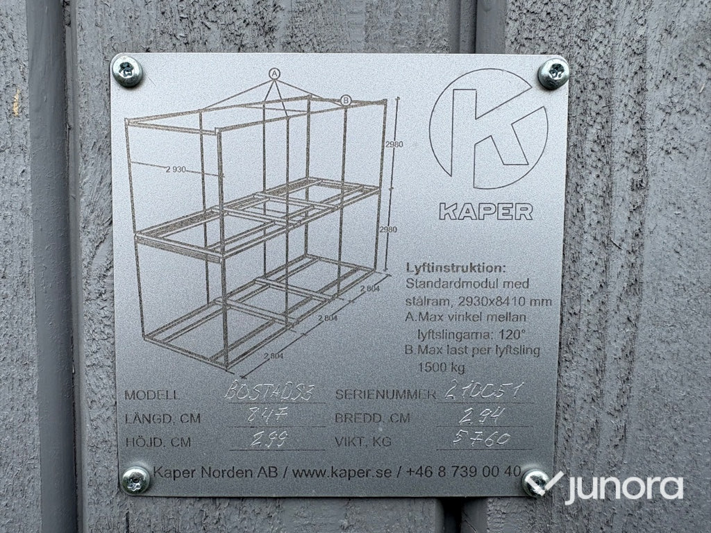 Boendemodul - Kaper, Bostad S3