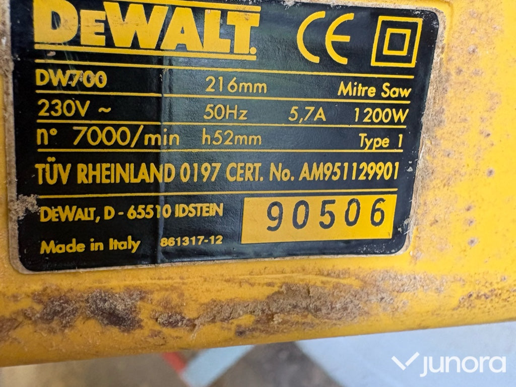 De Walt kap gersåg 220V
